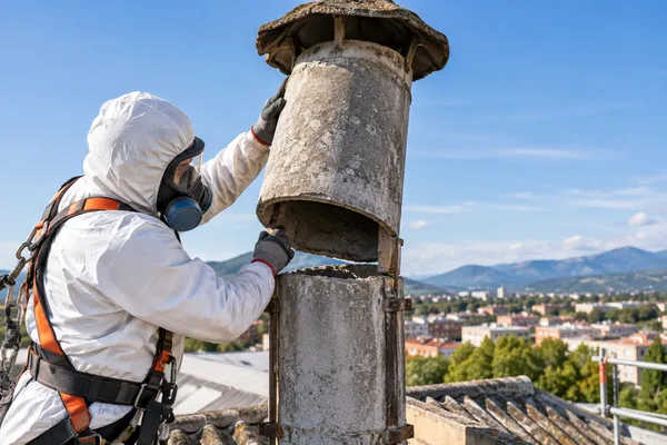 Retirada de amianto en chimeneas y conductos